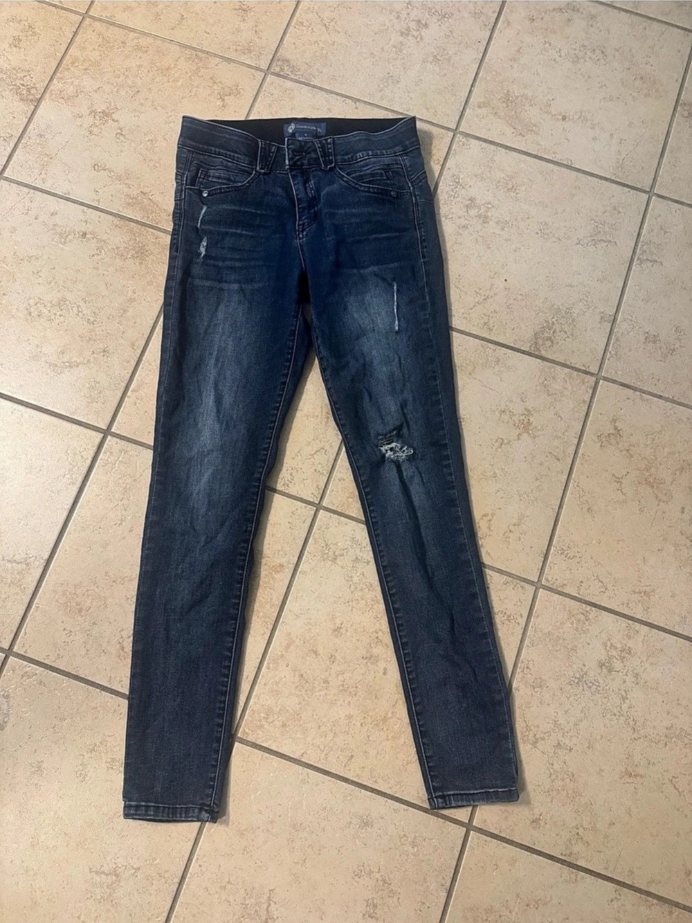 Democracy Ab Solution Skinny Jean Jeans Blue Size 4